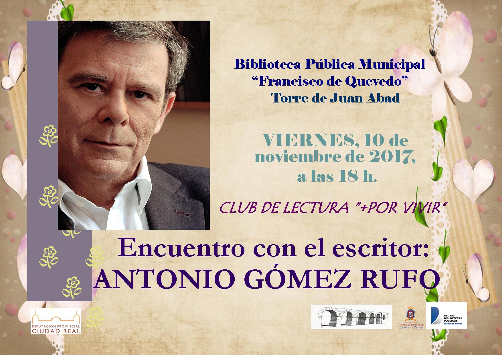 Encuentro con el escritor Antonio Gómez Rufo